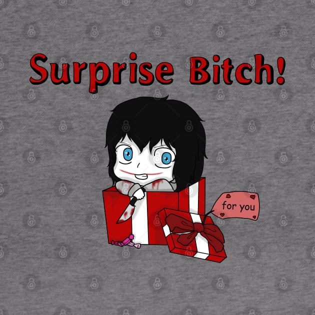 creepypasta chibi jeff surprise! by LillyTheChibi